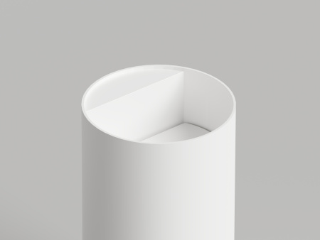 Раковина из искусственного камня S-Stone Salini ARMONIA 130421TMF 50х50 напольная цвет белый